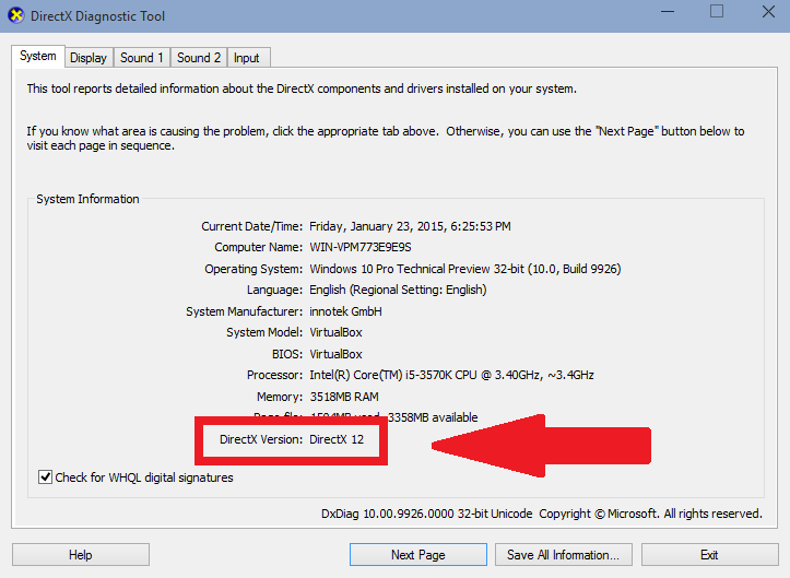 how to directx 9 on windows 10